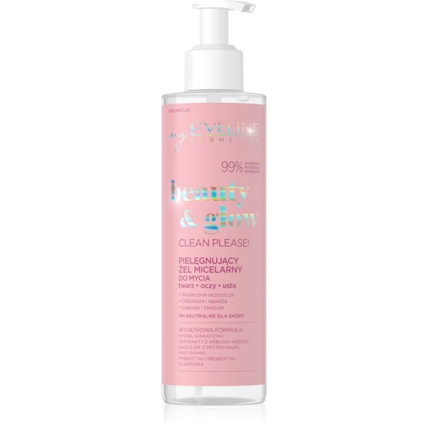 Eveline Cosmetics Gel detergente - Beauty Glow Micellar Wash Gel