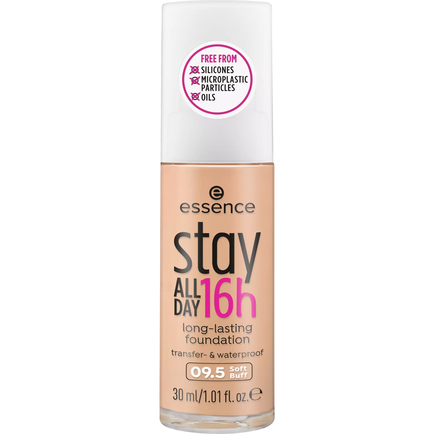 Essence stay All Day 16h long-lasting fondotinta viso 09,5 Soft Buff