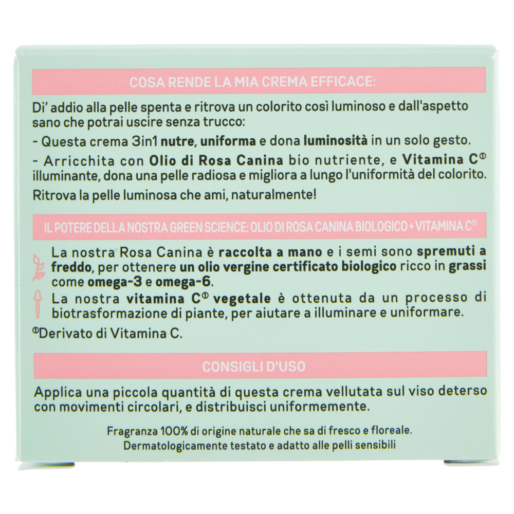 Garnier Viso Bio Rosa 50 ml Anti-Età Illumina
