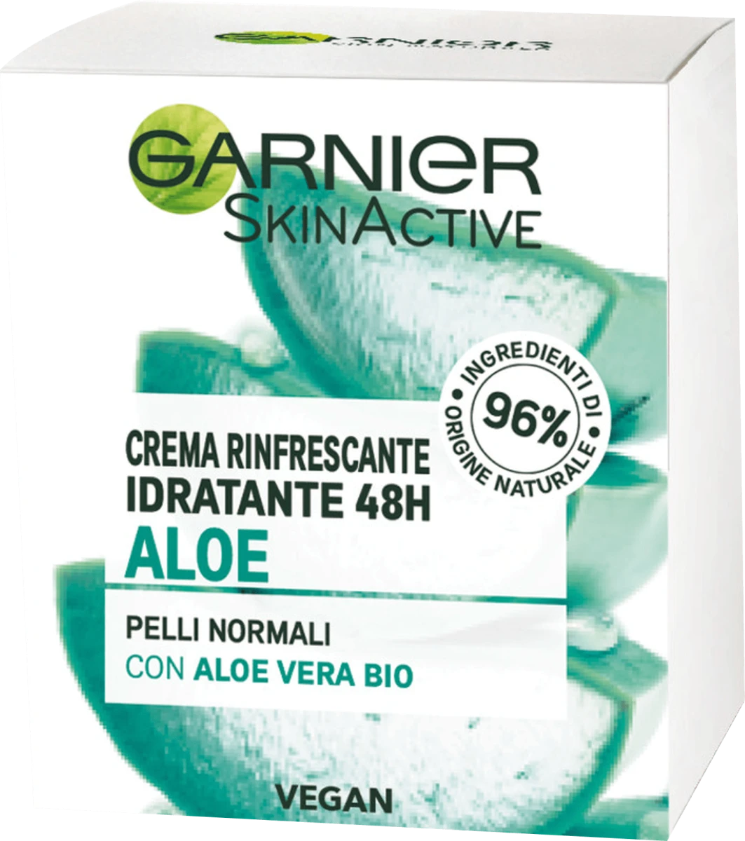 Garnier Crema Idratante Rinfrescante Prodigiosa Con Aloe Vera Per Pelli Normali, 50 ml