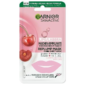 Garnier Viso Maschera Tessuto Labbra Ciliegia
