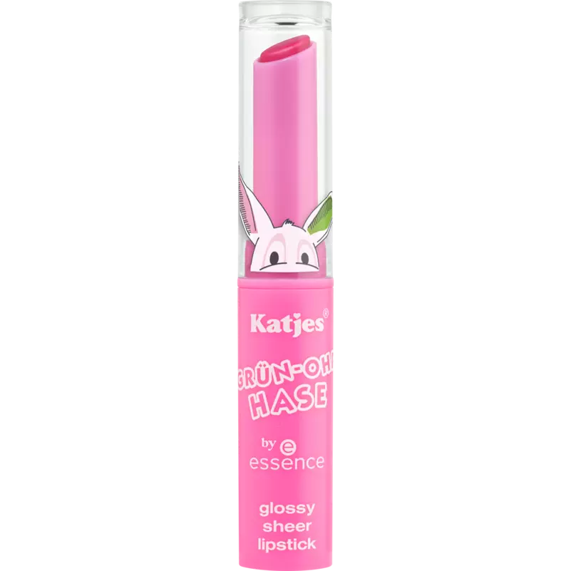 Essence Katjes GRÜN-OHR HASE  glossy sheer rossetto